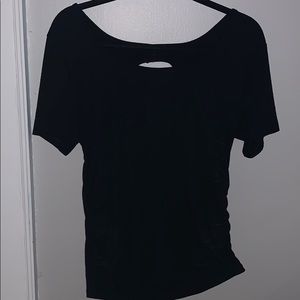 Black top with keyhole back